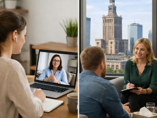Psycholog online czy stacjonarnie w Warszawie – którą formę wybrać?